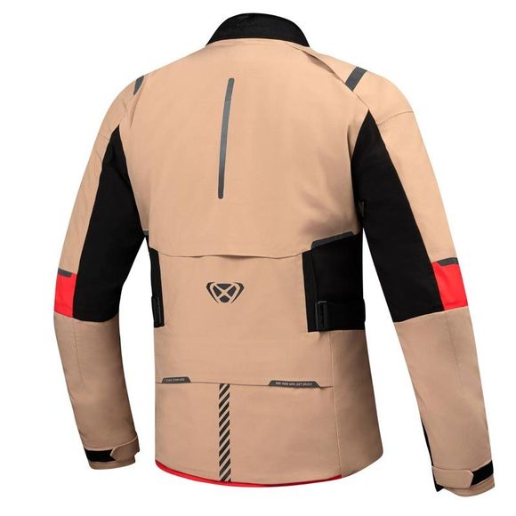 Ixon M -Skeid Motorcycle Jacket - Beige / BlackRef: Ix1753-C64707