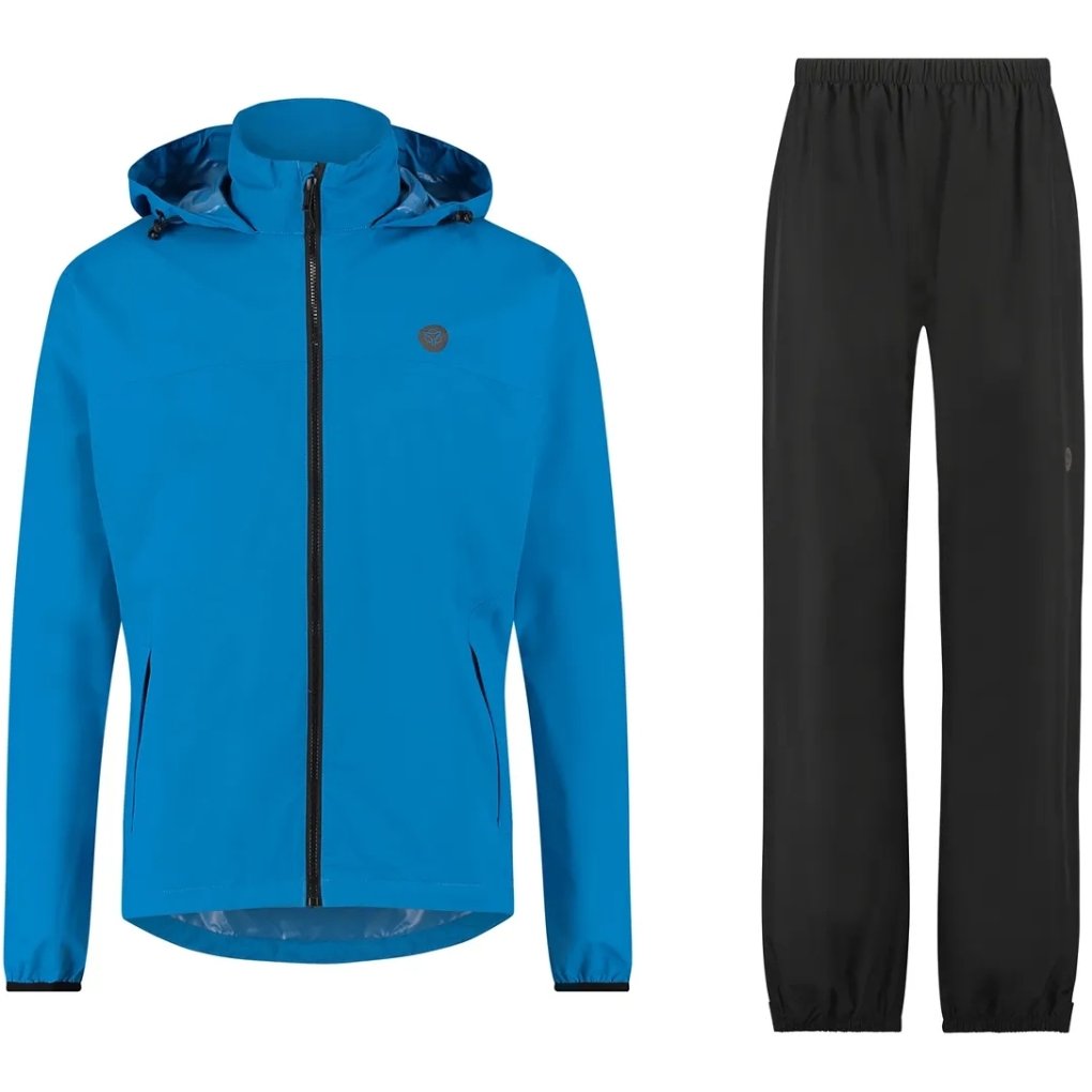 AGU Essential GO Rain Suit - Set of Rain Pants and Rain Jacket - blue