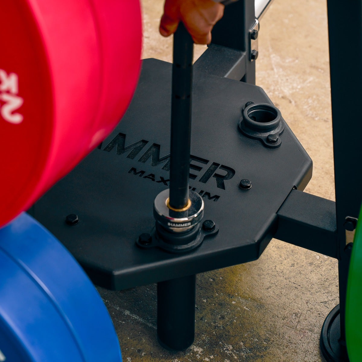 Weight plate & barbell rack PRO 50 mm