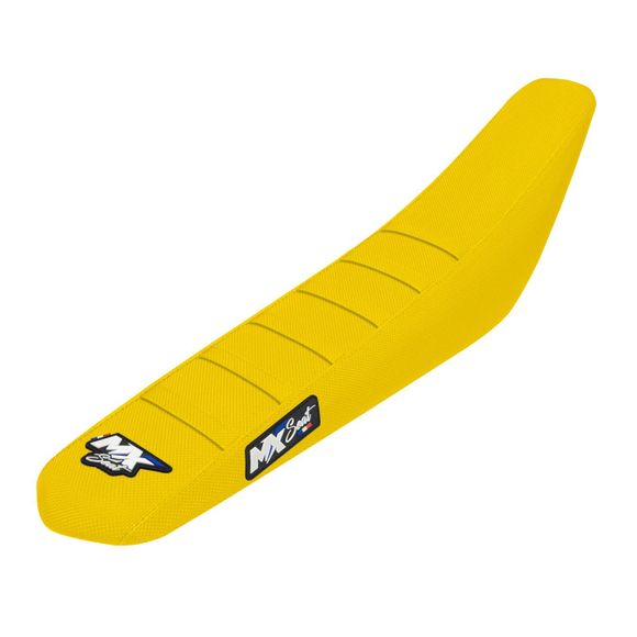 MX Seat 6 ribs saddle cover - YellowRef: Mxs0235 / Suzuki-6Ribs-Jaunejaune-250450-1826