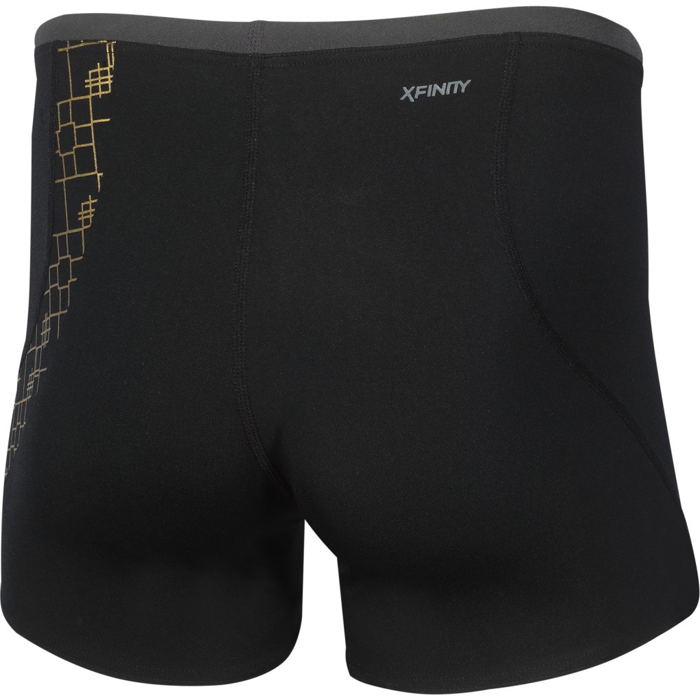 Zone3 Iconic Aqua Shorts Men - black/grey/gold