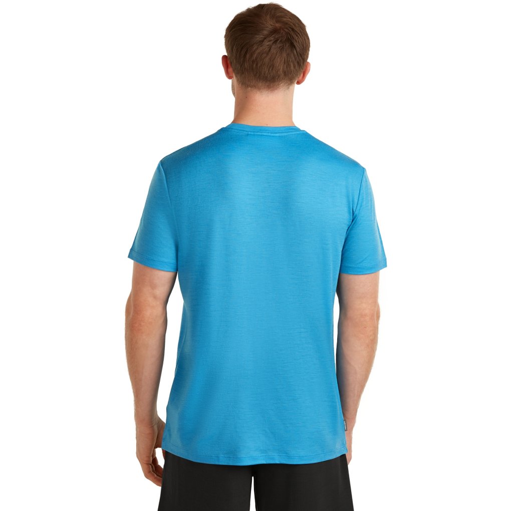 Icebreaker Merino 150 Tech Lite T-Shirt Bear Catch Men - Arctic