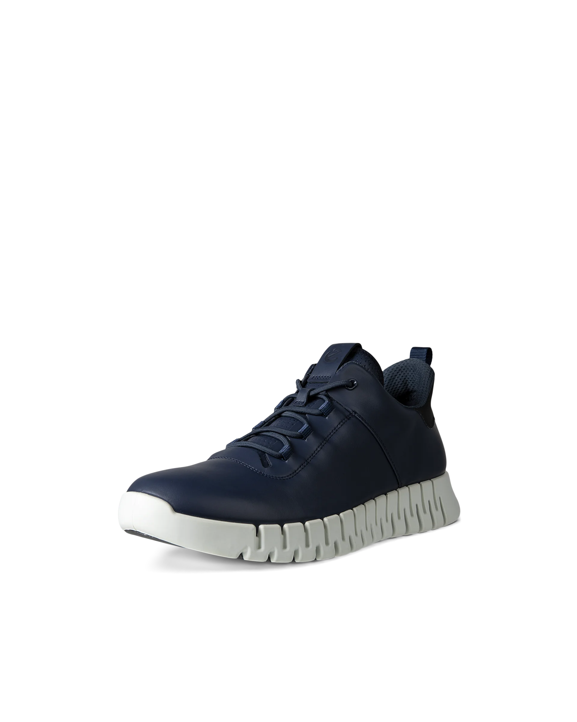 ECCO GRUUV M Herren Ledersneaker Blau