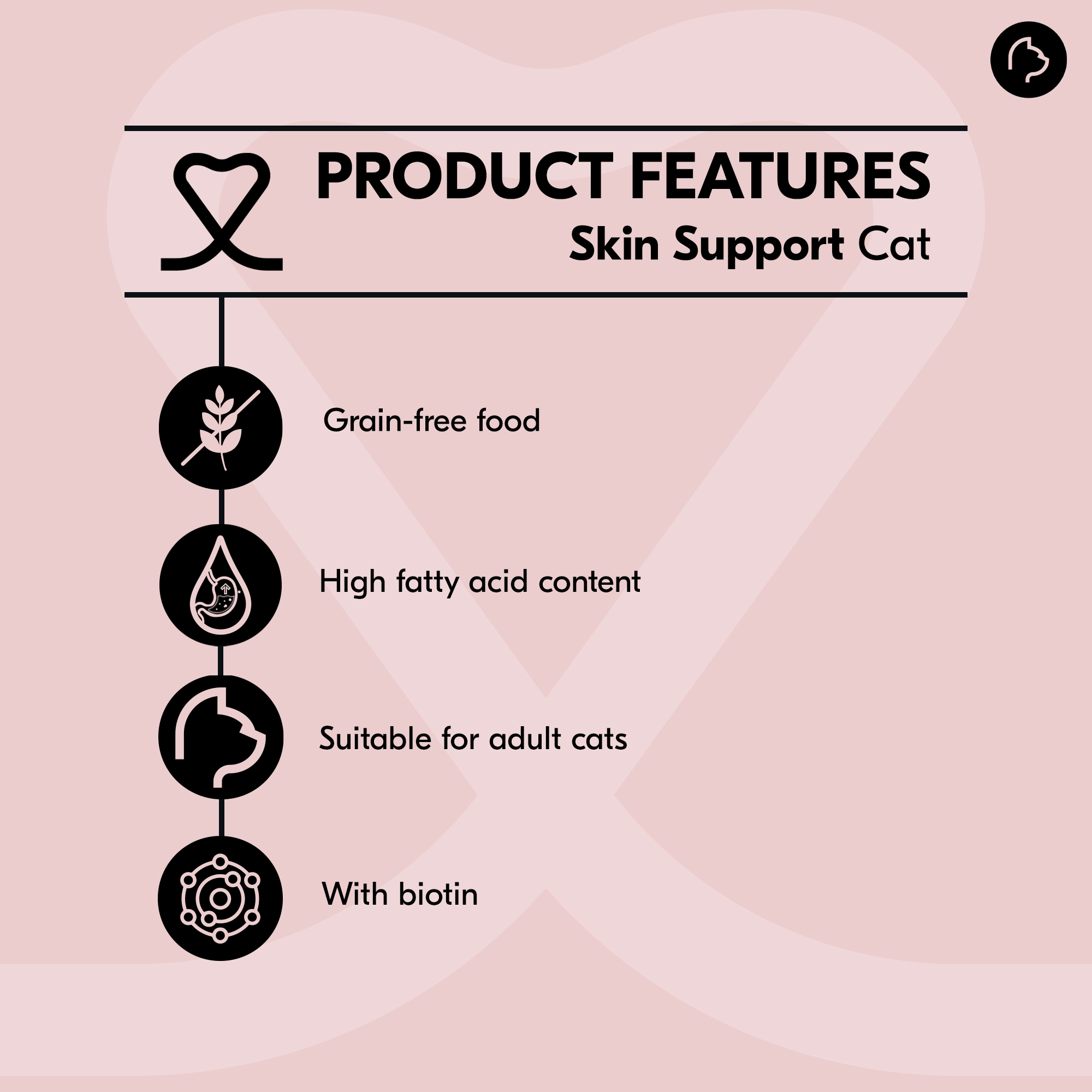 Vetality Skin Support - Cat food - 2kg