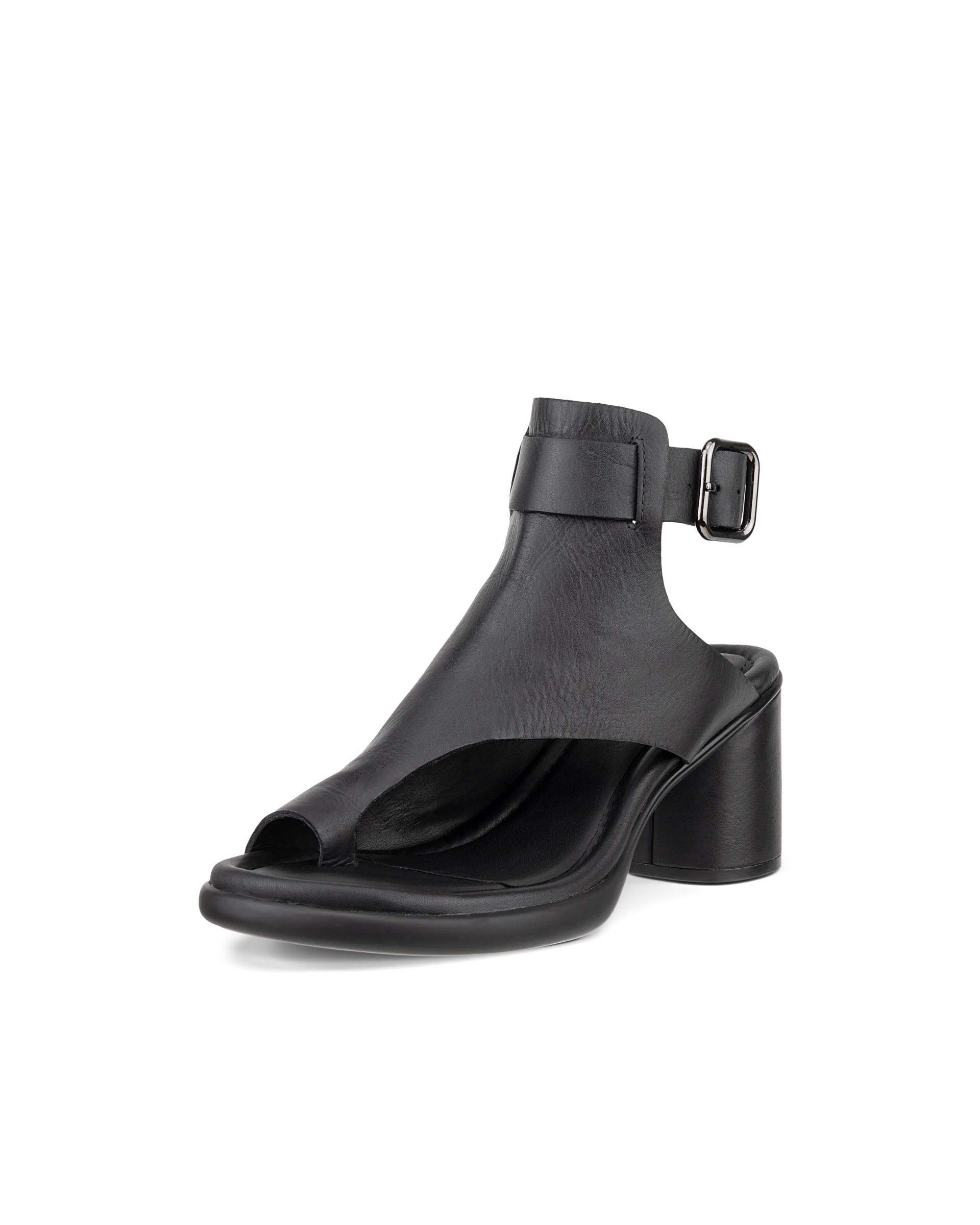 ECCO SCULPTED SANDAL LX 55 Damen Ledersandale mit Absatz Schwarz