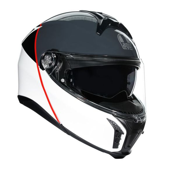 Casque modulable AGV TOURMODULAR - BALANCE - Blanc / GrisRef : AG0984-C62034
