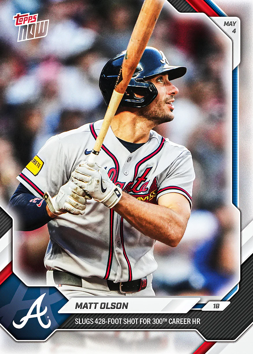 Matt Olson - 2026 MLB Topps NOW® - Card 160 - PR: 1232
