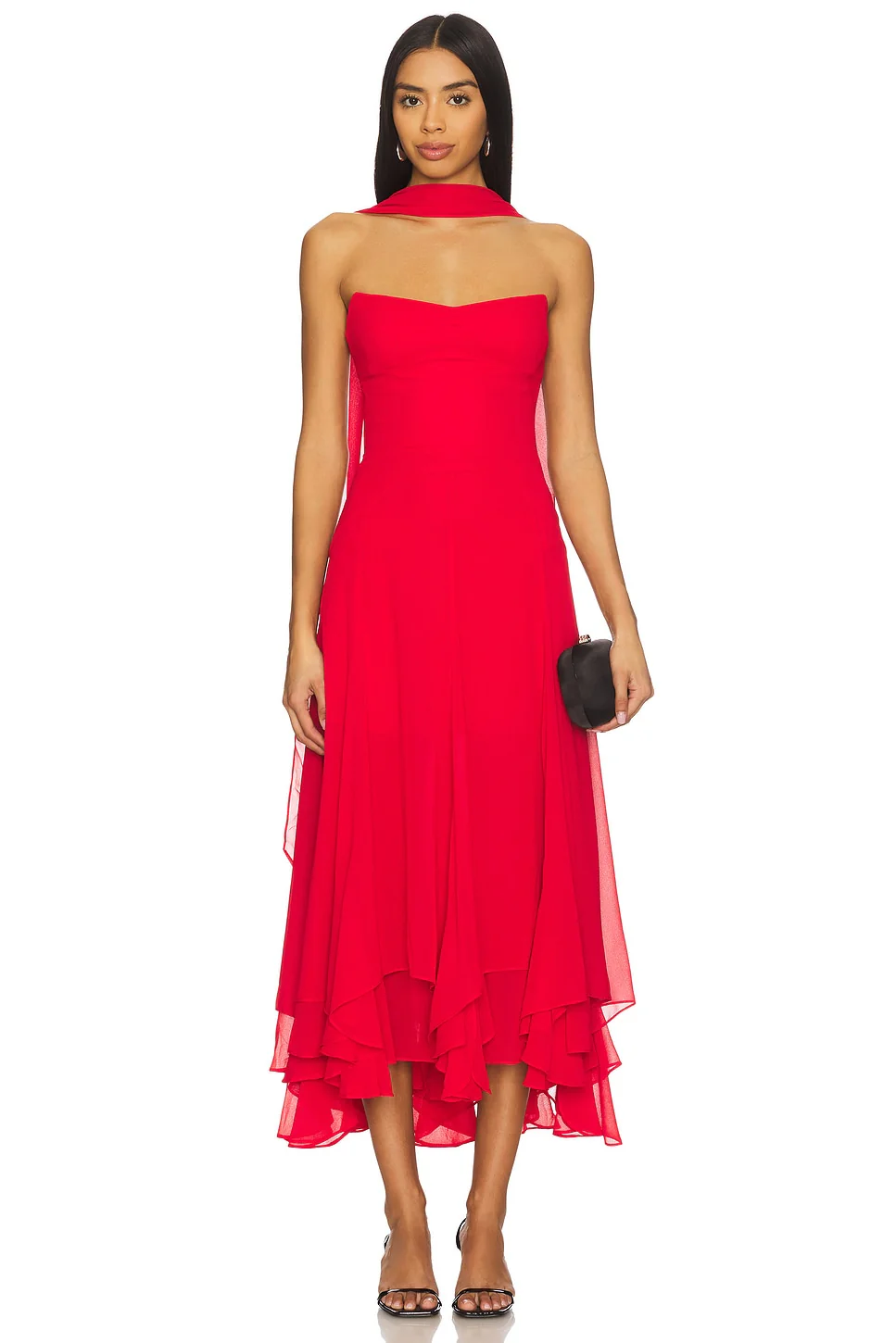 Monterey Dress With Scarf