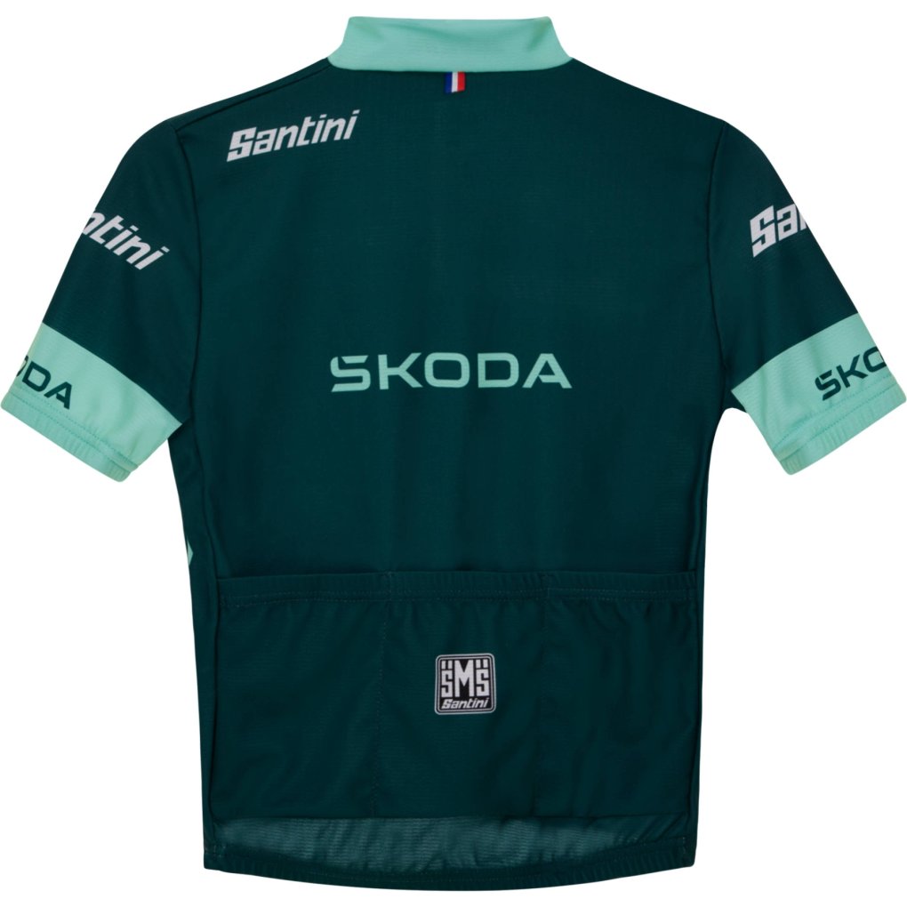 Santini Best Sprinter Kids Leader Jersey - Tour de France™ 2025 Collection - TF940B1423TDFPNT - green VE