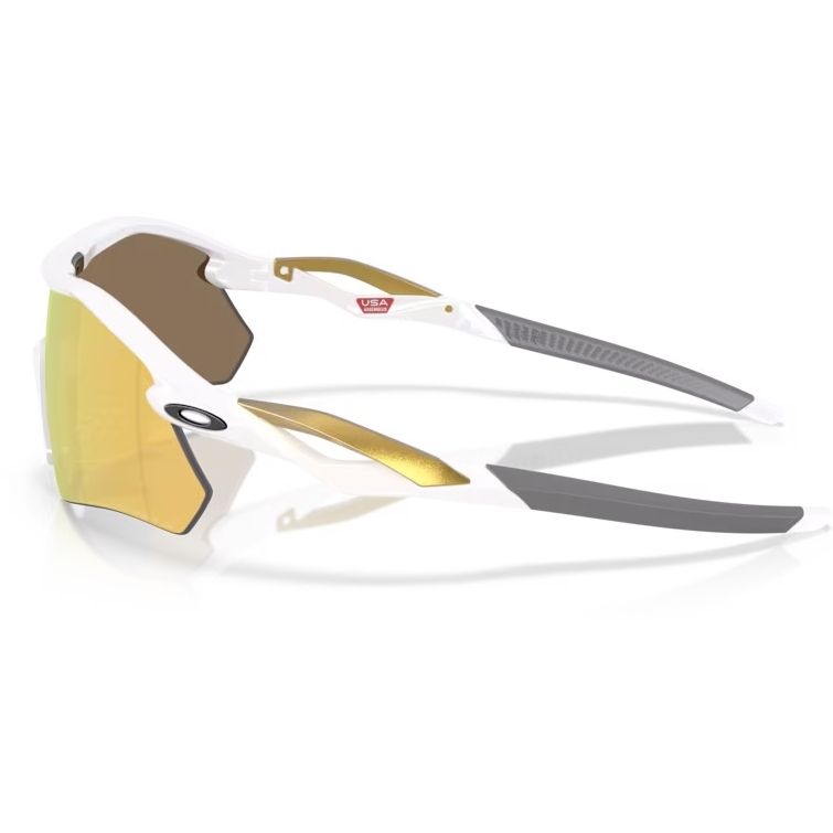 Oakley Radar Plate Glasses - Polished White/Prizm 24K Polarized - OO9495-0536
