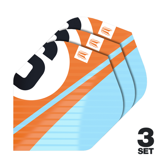 Target Pro Ultra Chicane Orange No2 Standard Flights - 3 sets