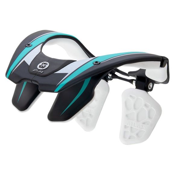 Atlas AIR BRACE ATHLETICA 2023 cervical protection - Black / GreenRef: ATL0032