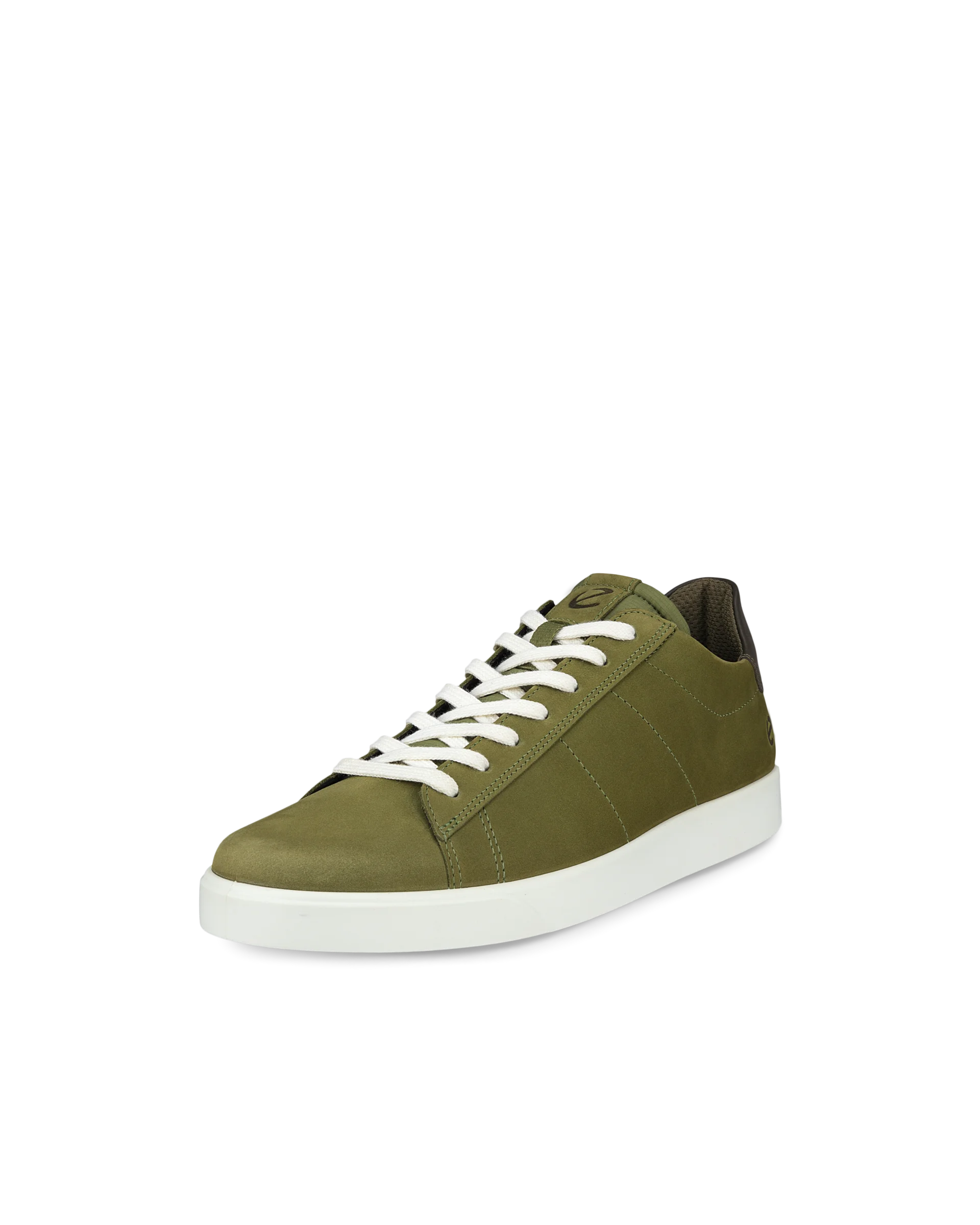 ECCO STREET LITE M Herren Sneaker aus Nubukleder Grün