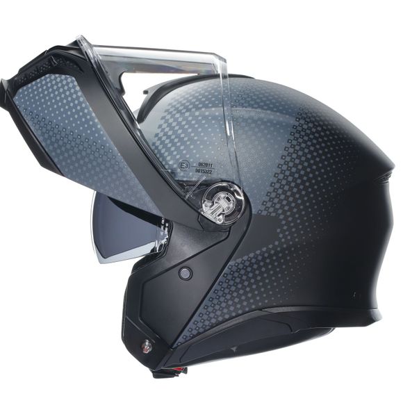AGV TOURMODULAR Modular Helmet - TEXTOUR - Black / GreyRef: AG0996