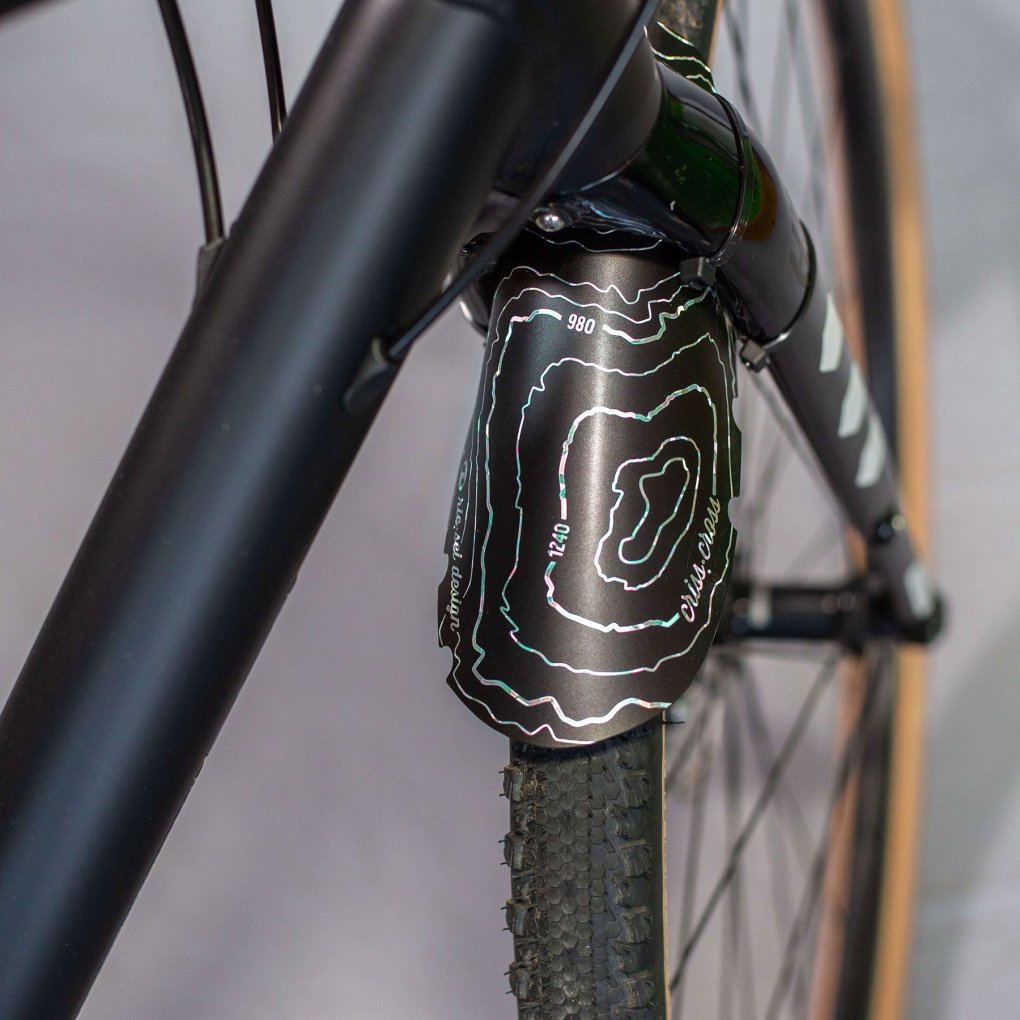 rie:sel design criss:cross Mudguard - höhenlinien