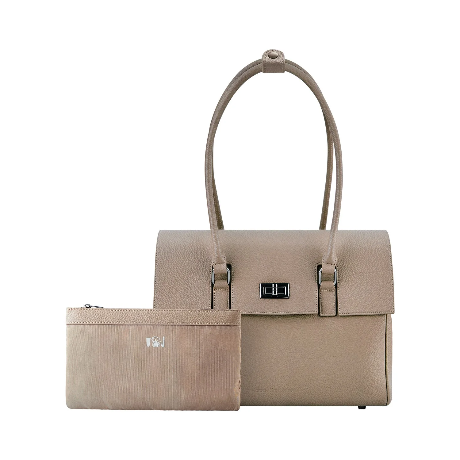 Business & Laptop Handbag Jolene Small Beige