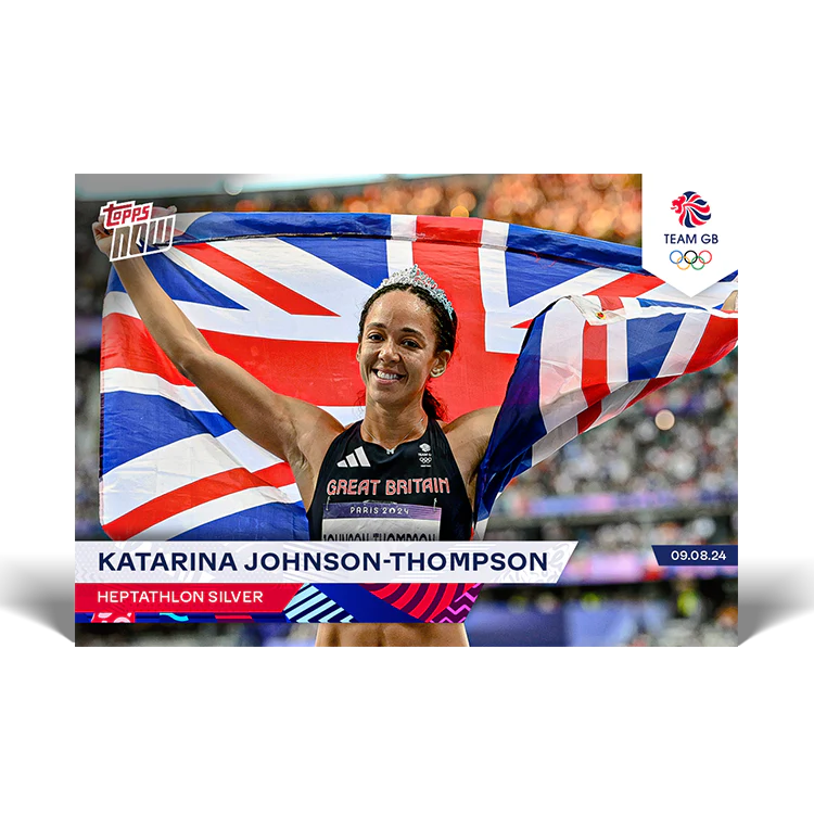 Katarina Johnson-Thompson - Heptathlon Silver - 2024 Team GB TOPPS NOW® Card 27