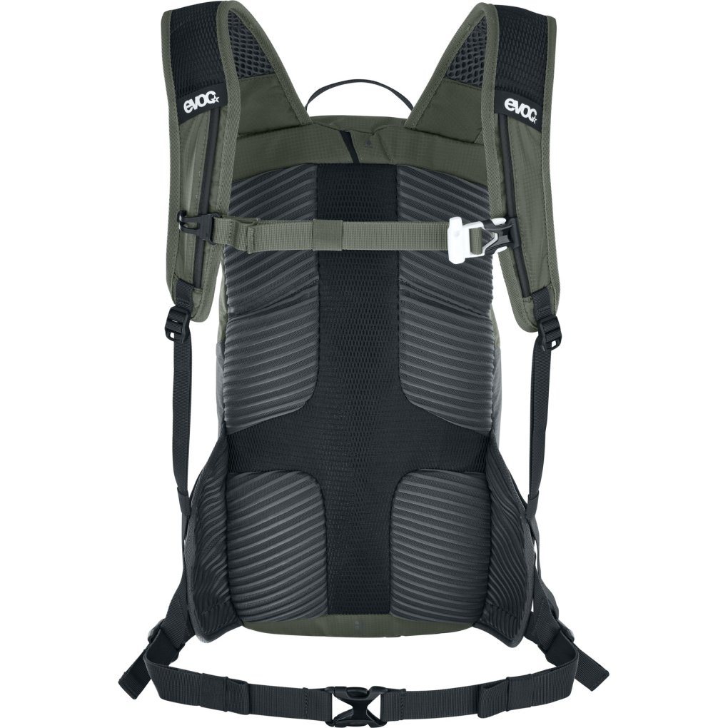 EVOC Ride 12 Backpack - Dark Olive/Black