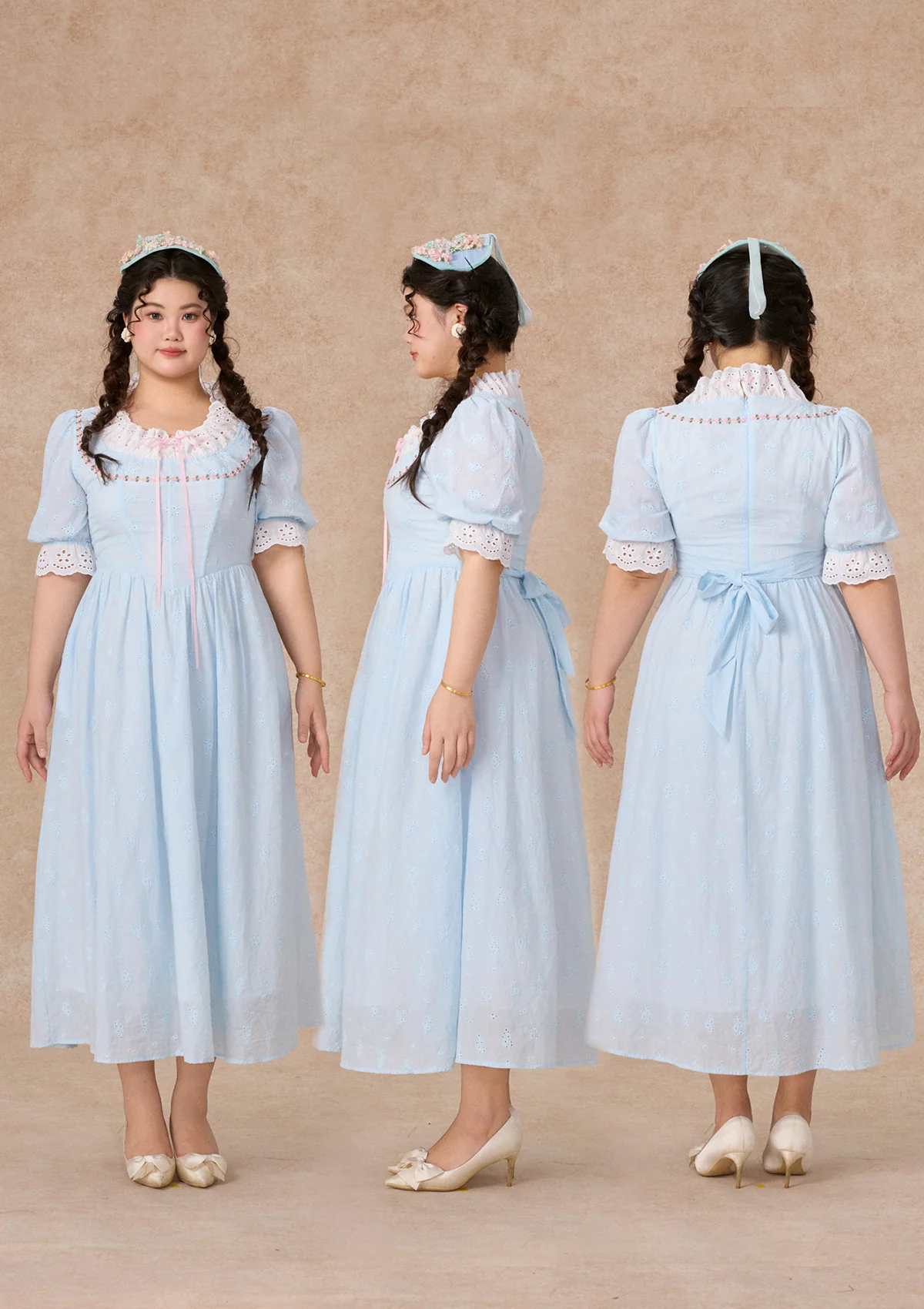 Curve & Plus Mary's Morning Light Corset Dress