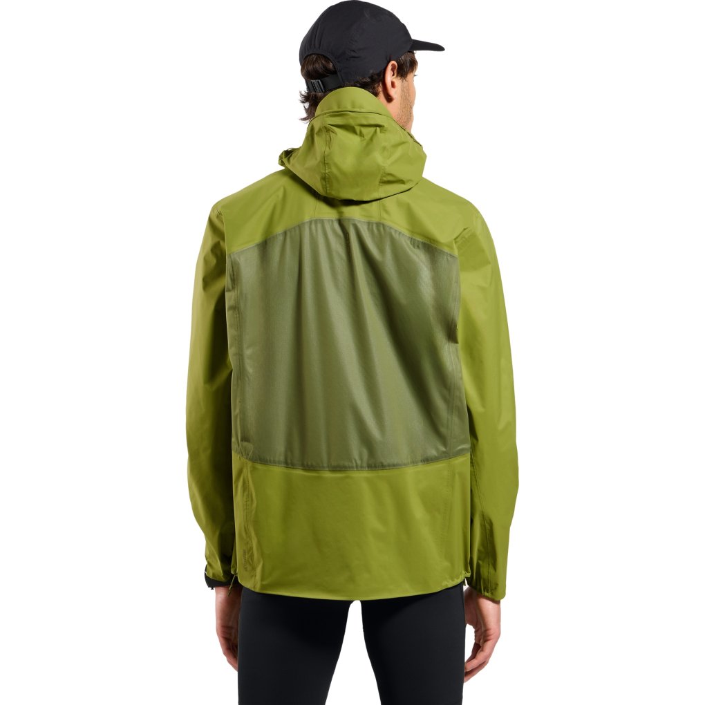 Odlo X-Alp Pro 2.5L Waterproof Jacket Men - guacamole