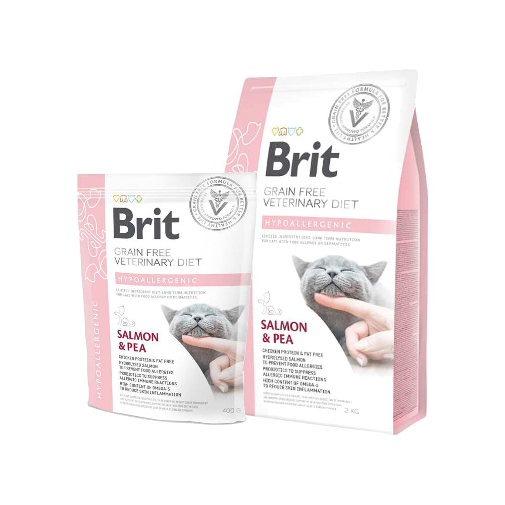 Brit Veterinary Diet Cat - Grain free - Hypoallergenic - 2 kg