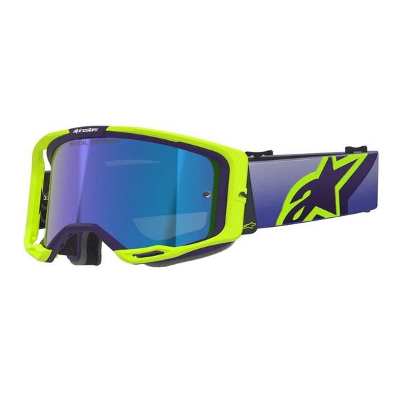 Alpinestars VISION 8 CORP IRIDIUM 2026 cross goggles - Purple / YellowRef: Ap3928 / 5101625-3161-Os