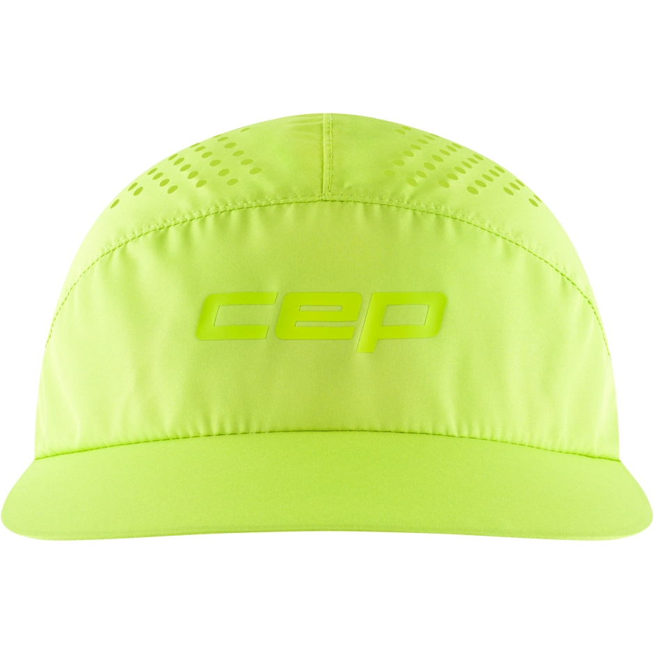 CEP Pro Run Ultralight Cap - lime