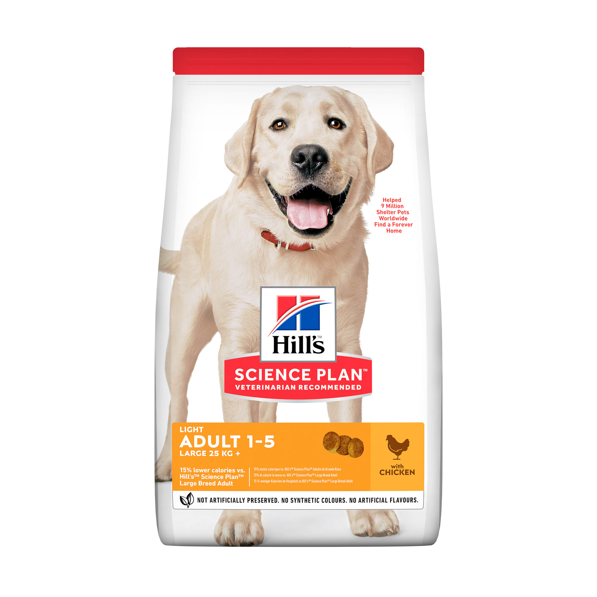 Hill's Science Plan - Large Breed - Adult - Light - Chicken - 18 kg