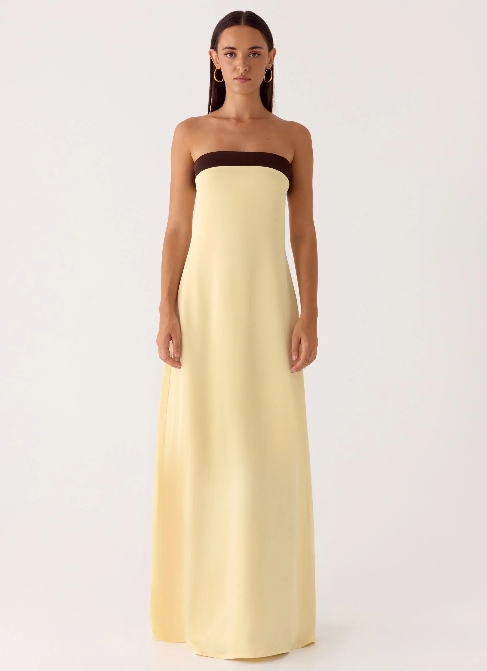 Jiana Maxi Dress - Baby Yellow