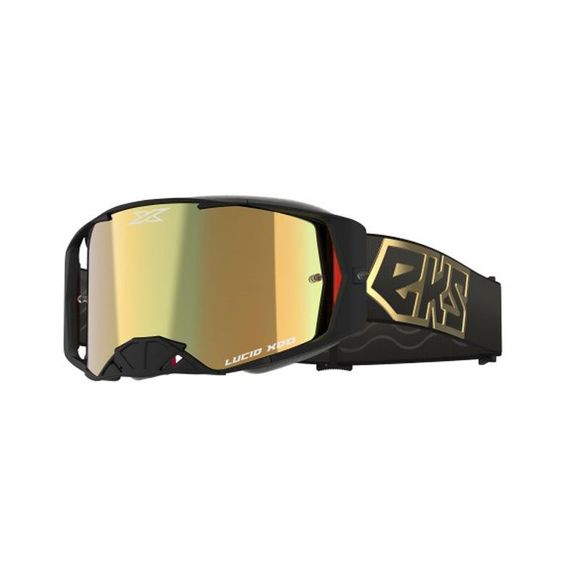EKS LUCID cross mask - GOLD MIRROR 2024 - Black / YellowRef: KS0012