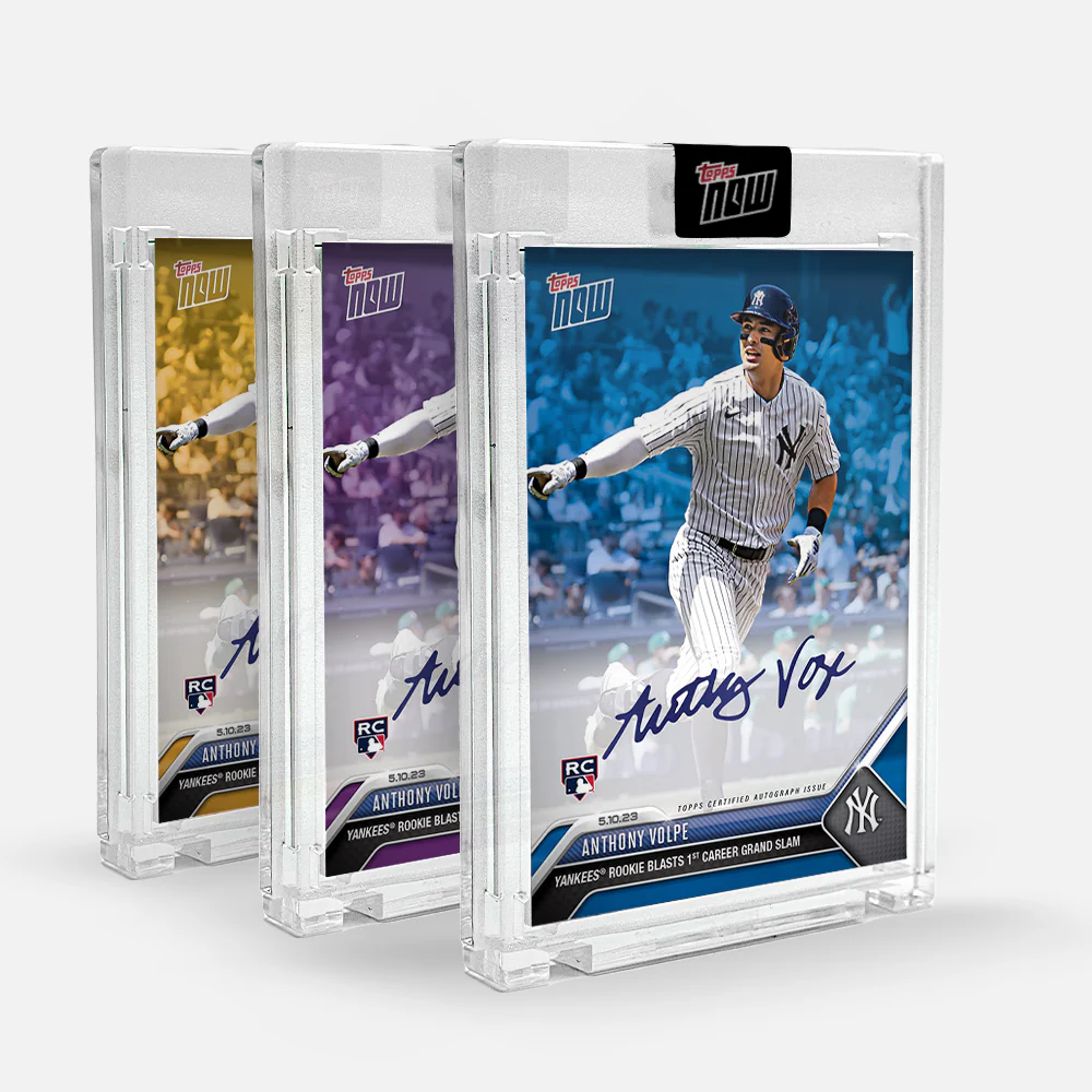 On-Card Autograph # to 99 or Lower - Anthony Volpe - 2023 MLB TOPPS NOW® Card 264