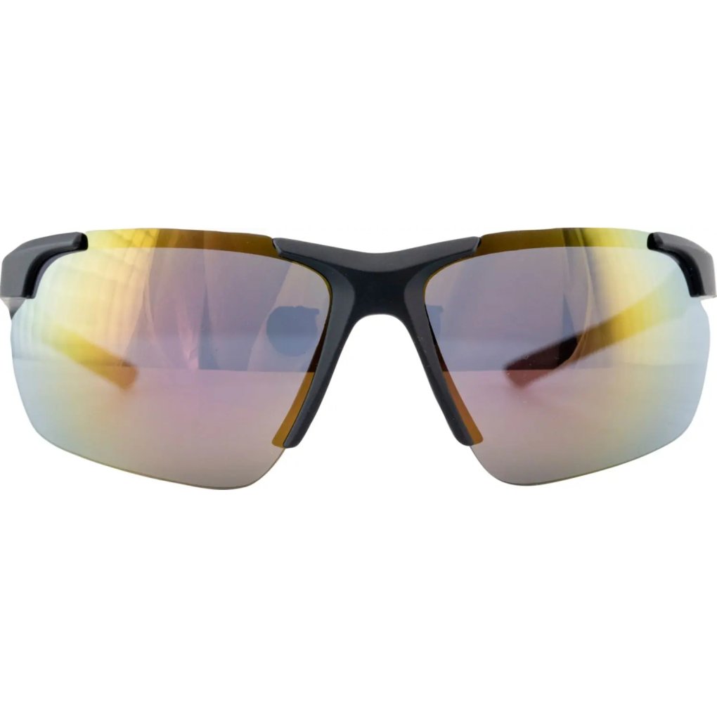 Alpina Defey HR Glasses - black matt/red mirror
