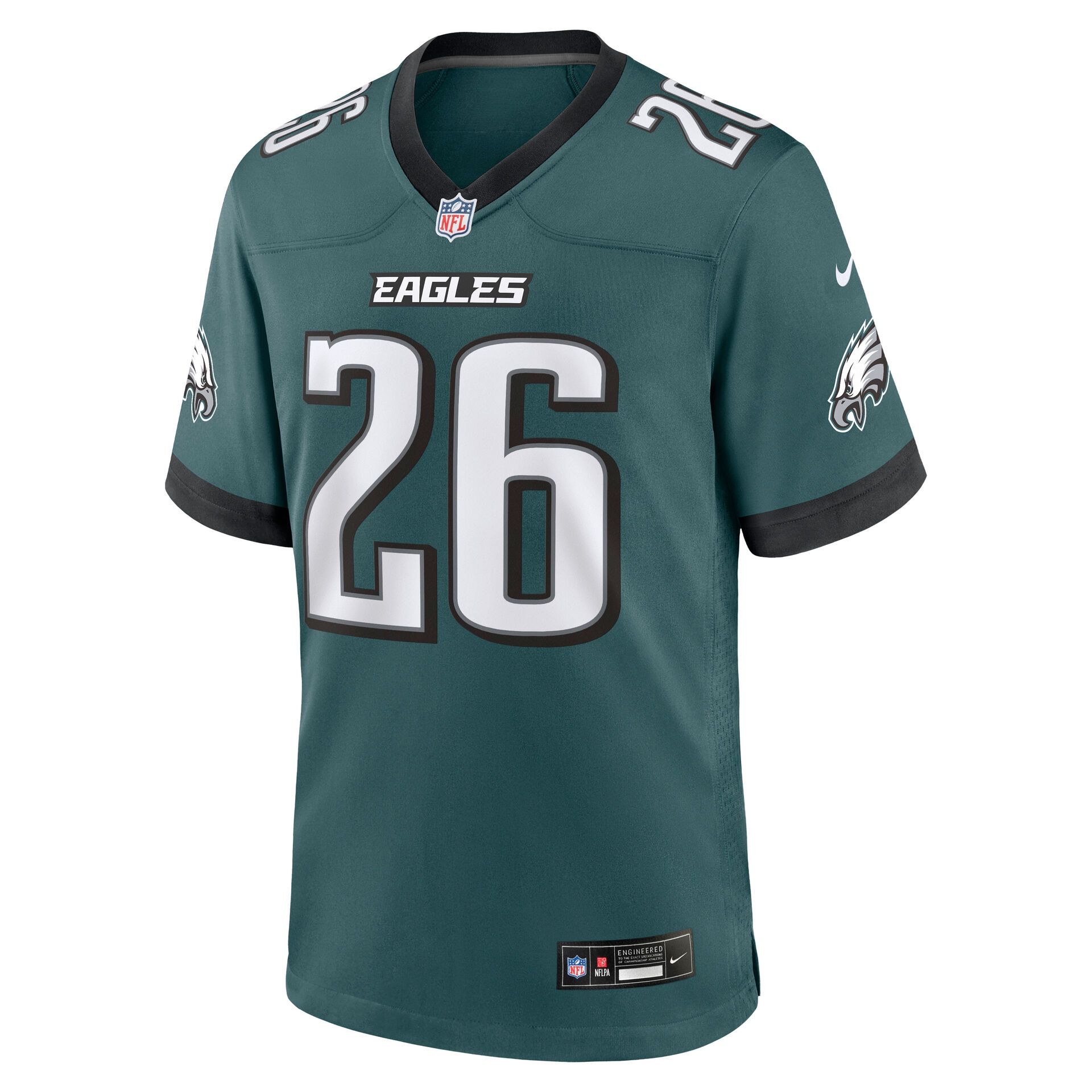 Saquon Barkley #26 Philadelphia Eagles 2026 Game NFL Jersey Green