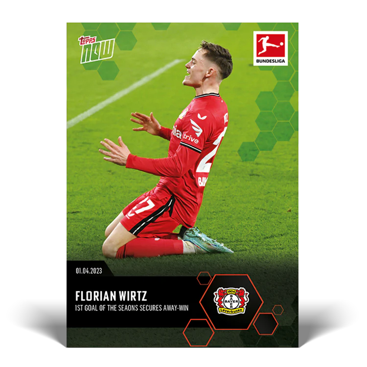 Topps UK - 1st goal of the season secures away-win - Bundesliga TOPPS NOW® Card #168