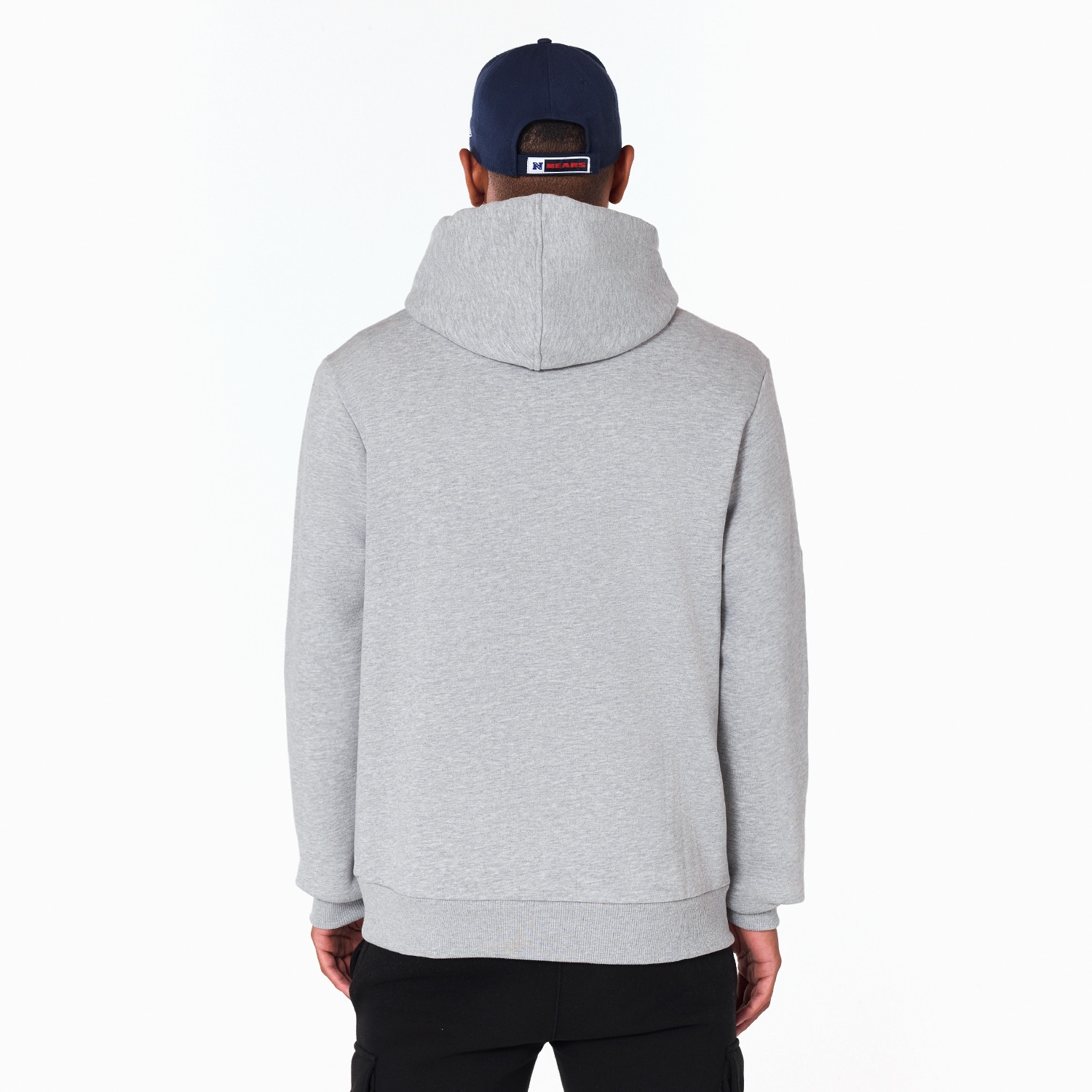 Chicago Bears Logo Hoodie New Era NFL Sweatshirt Grey