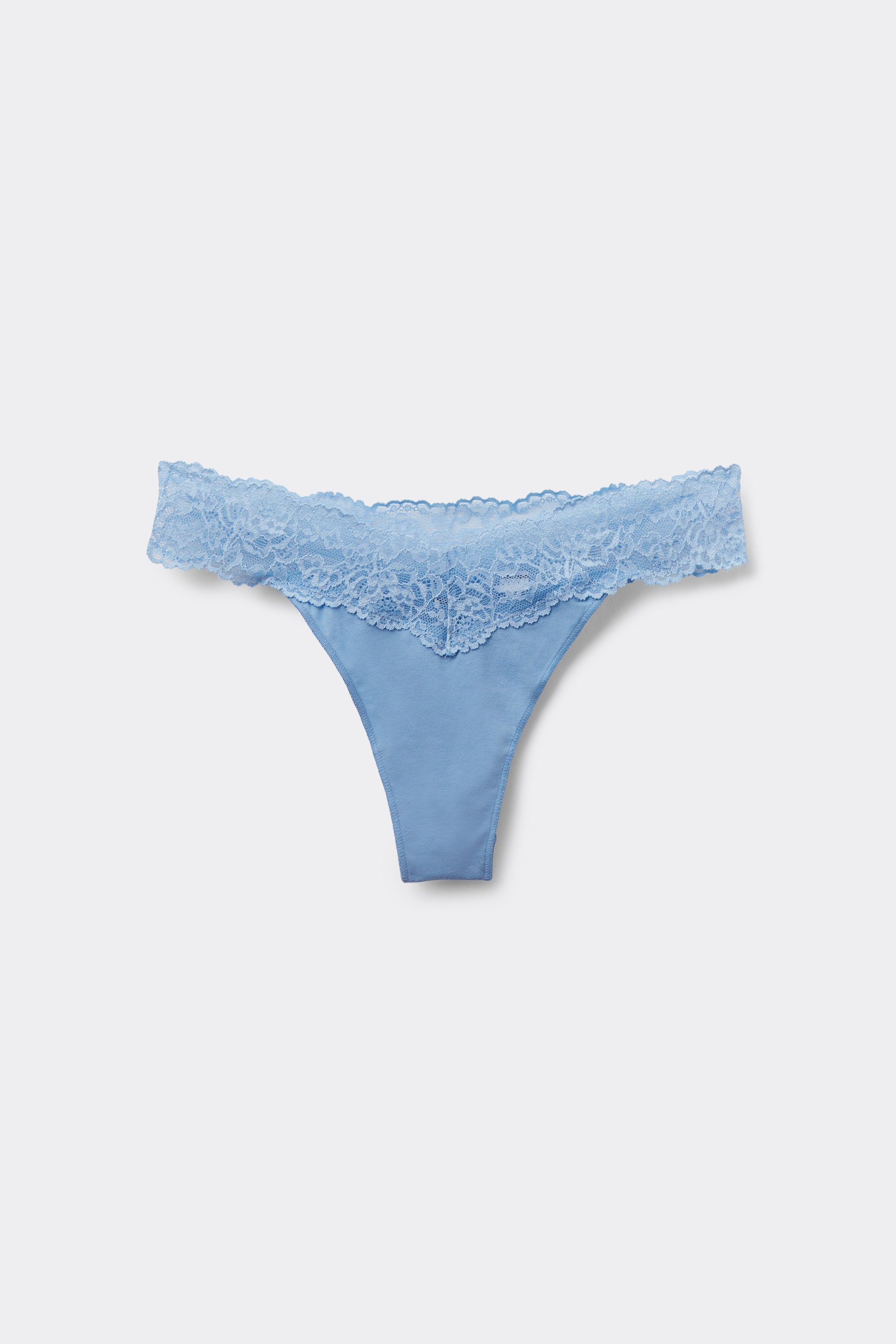 Brazilian Briefs in Cotton and Recycled Lace