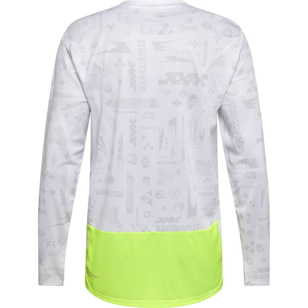 FOX Ranger Longsleeve MTB Jersey Men - Lunar SE - white