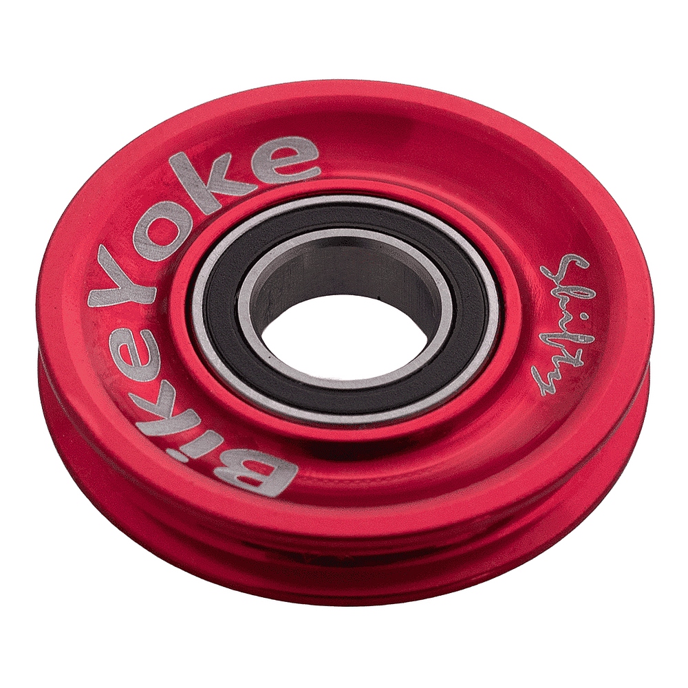 BikeYoke SHIFTY V2 - Shift Cable Guide / Cable Pulley for SRAM 1x11 / 1x12 Rear Derailleurs - red