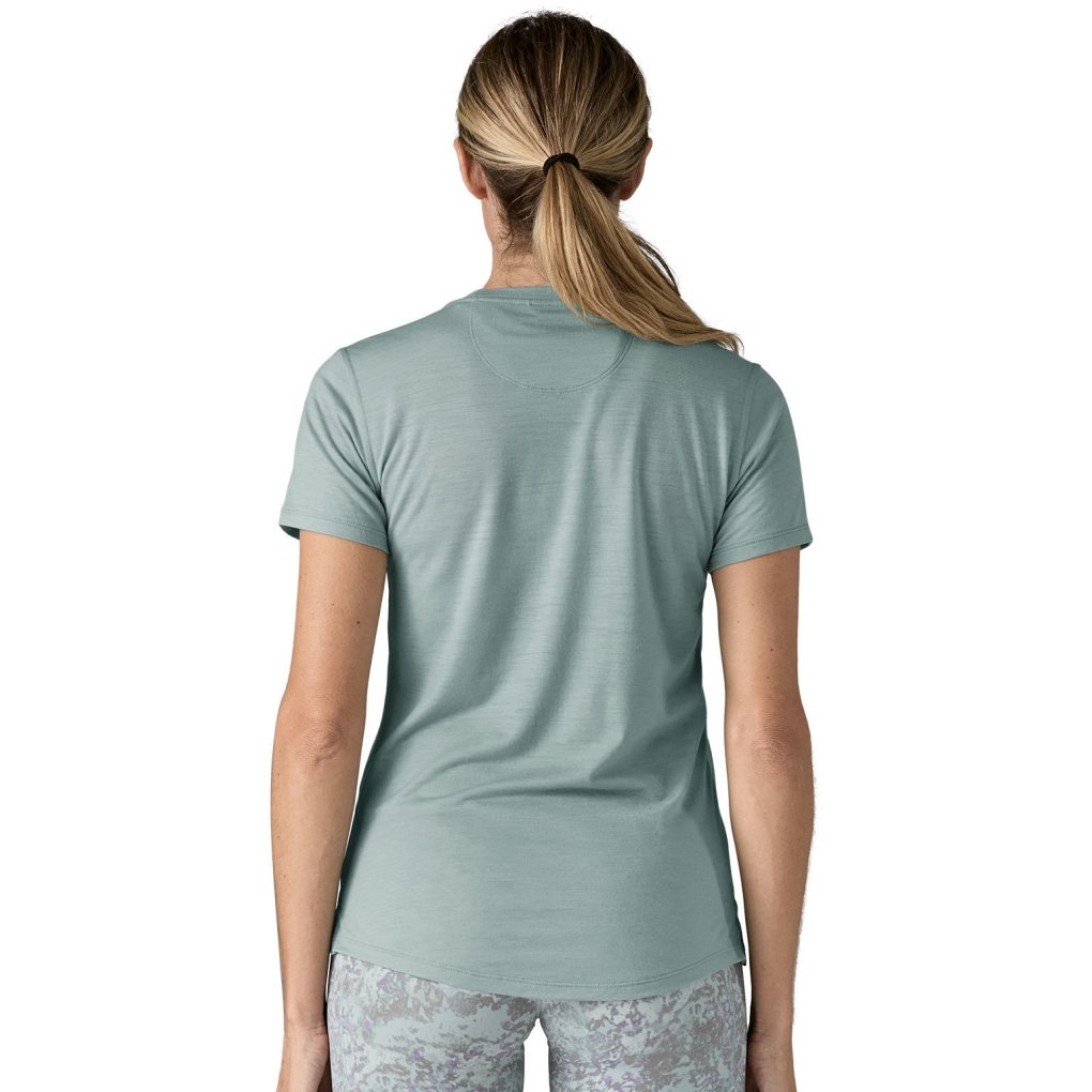 Patagonia Cap Cool Merino Blend Shirt Women - Thermal Blue