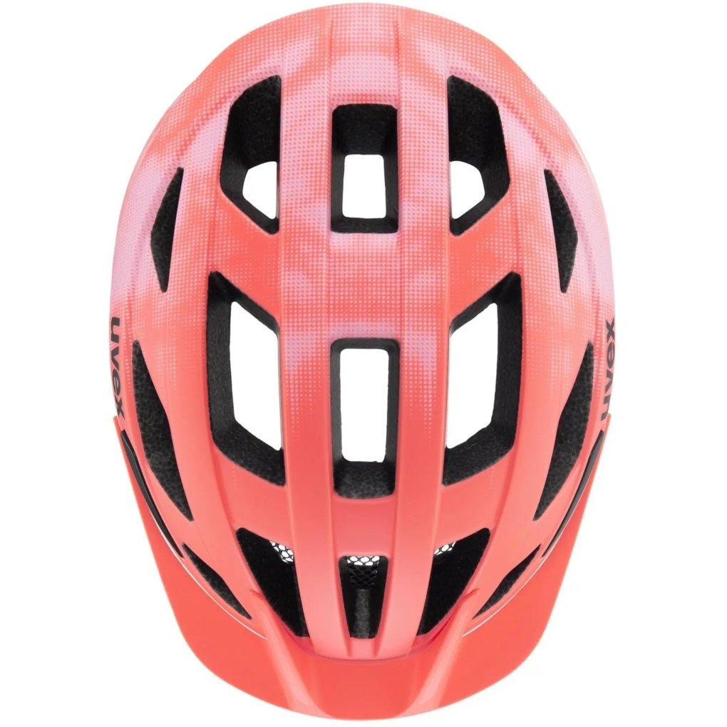 Uvex air wing 2 cc Bike Helmet Kids - coral-strawberry matt