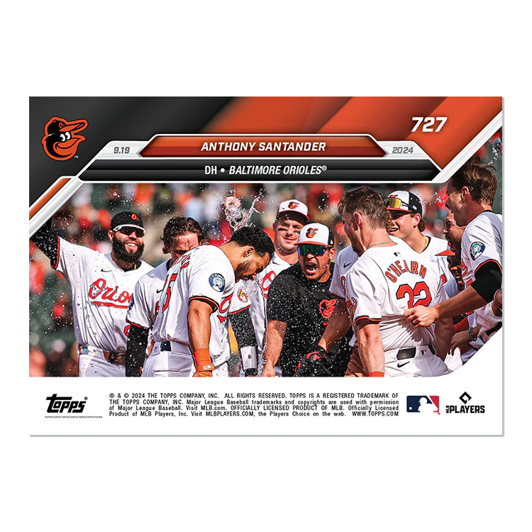 Anthony Santander - 2024 MLB TOPPS NOW® Card 727