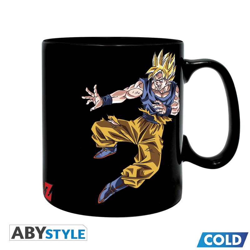 DRAGON BALL Z Mug Heat Change Goku VS Buu
