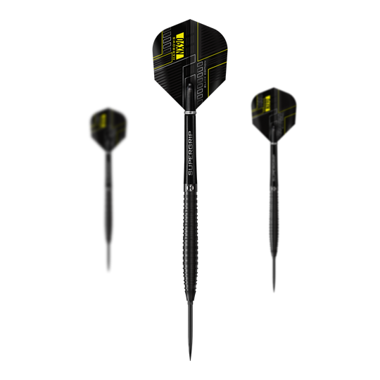 Harrows NX90 Black Edition Tapered Quick Point Steel Darts