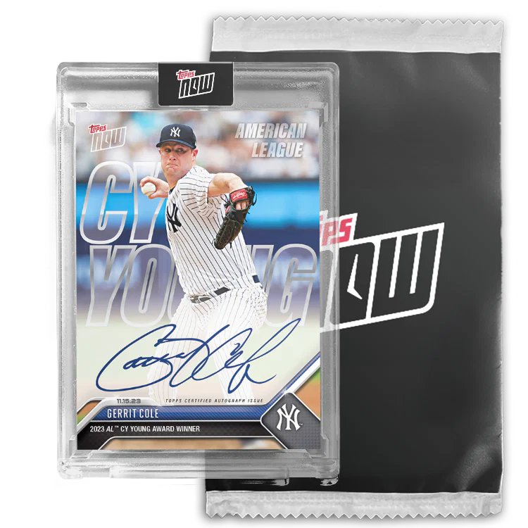 On-Card Autograph # to 99 or Lower - Gerrit Cole - 2023 MLB TOPPS NOW® Card OS14