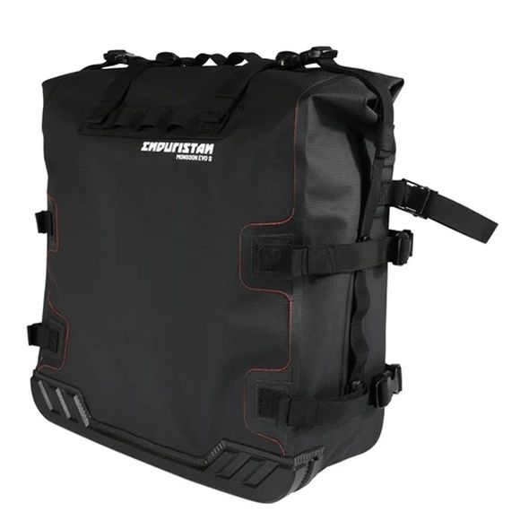 Enduristan Monsoon Evo S saddlebags (24 liters) sold individually Universal - BlackRef: END0033 / LUSA-008-S