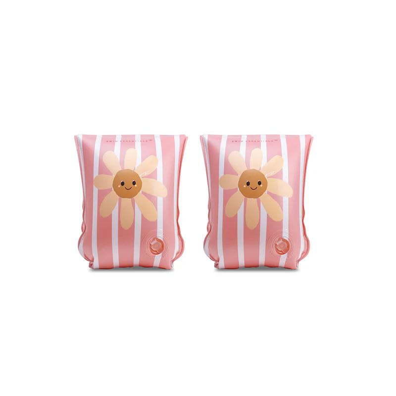 Arm Bands - Pink - Daisy Flowers
