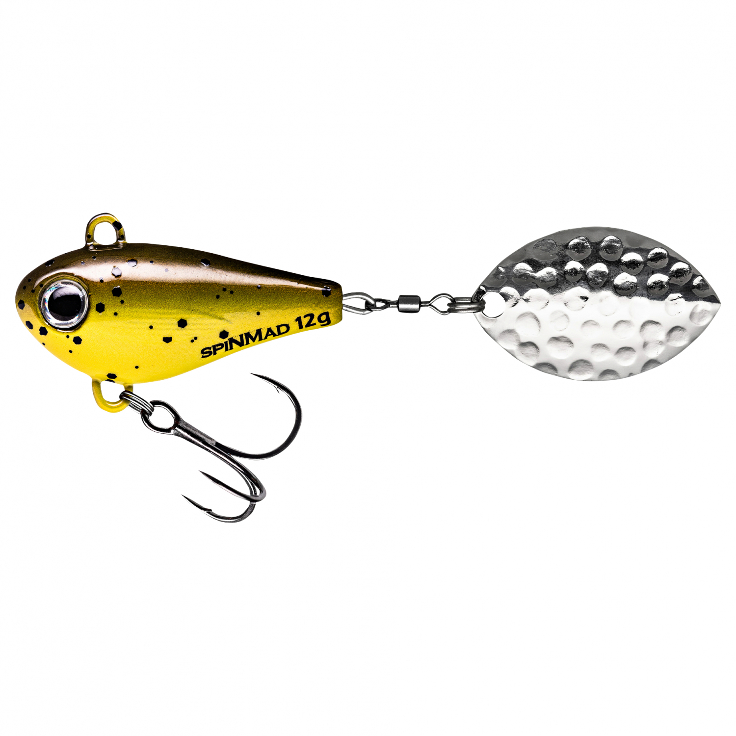 SpinMad Lead Head Spinners Jigmaster (Diesel, 12 g)