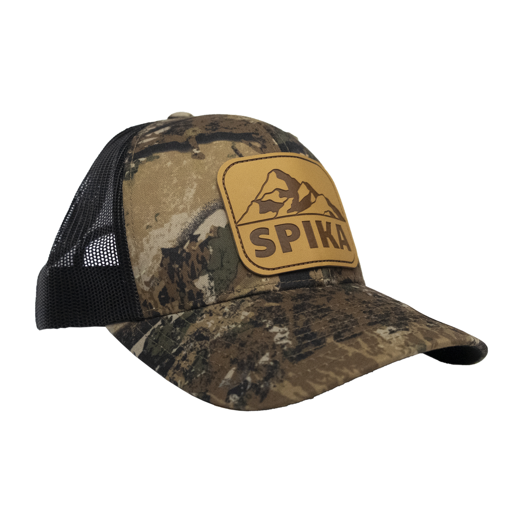 Spika Patch Trucker Cap Unisex (Mountain Camp\/ Black)