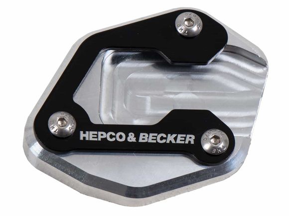 Hepco & Becker side stand extension - black/silverRef: Hbe02576A / 42114585 00 91