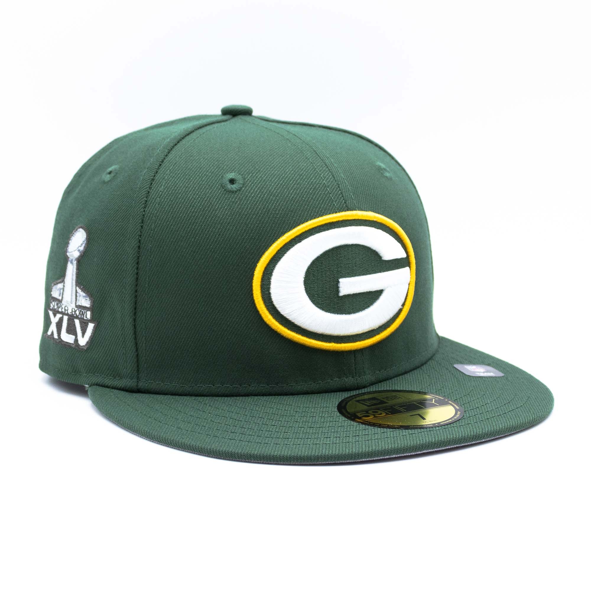 Green Bay Packers Super Bowl XLV New Era 59FIFTY Fitted NFL Cap